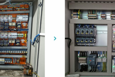 Renovation of cold storage chamber control cabinets