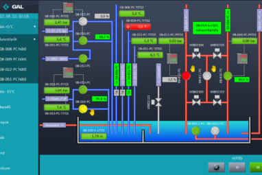 Pharmaceutical plant refrigeration system schematic diagram (TP1200)