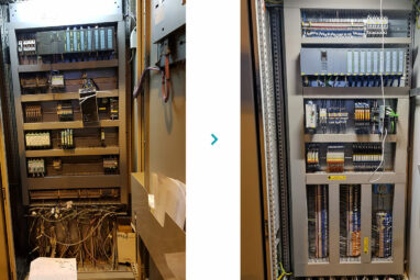 Renovation of an industrial refrigerration central control system